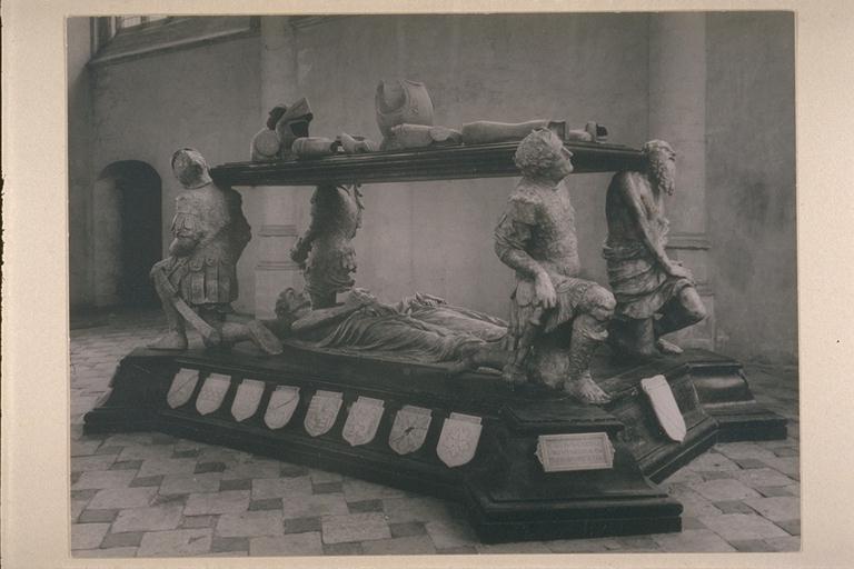 Detail Grafmonument Engelbrecht Ii Van Nassau In De Grote Kerk