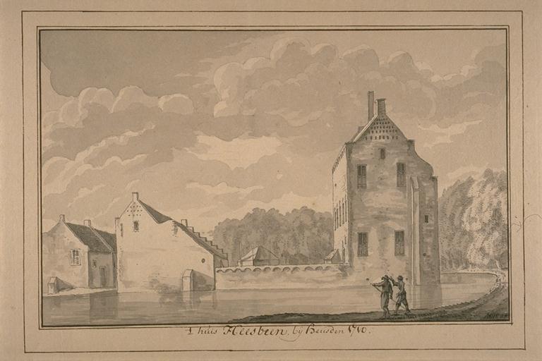 't Huis Heesbeen by Heusden 1710
