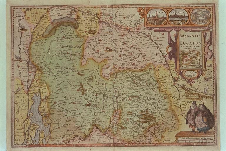 Brabantiae Ducatus.Machliniae urbis Dominium Petrus Kaerius caelavit.